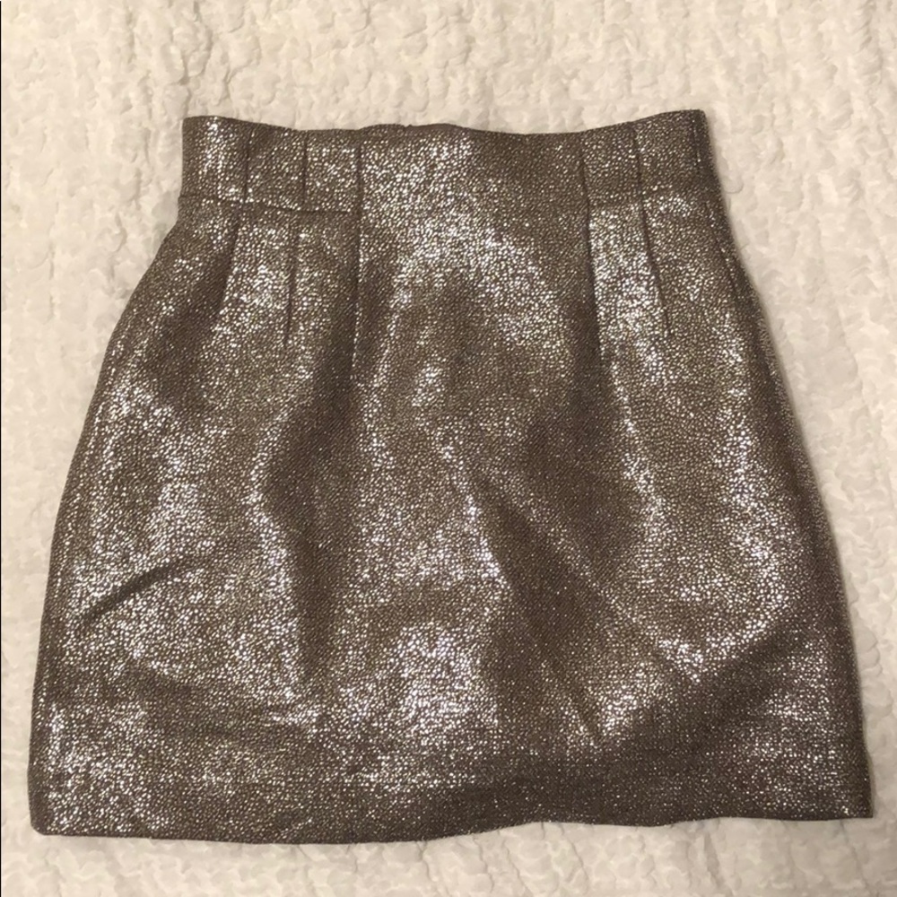 H&M sparkly mini skirt